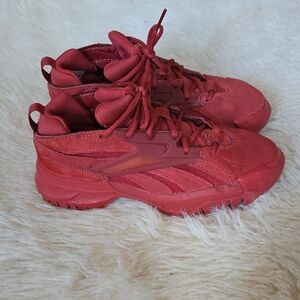 Vibrant Red Reebok/Cardi B collaboration Sneakers